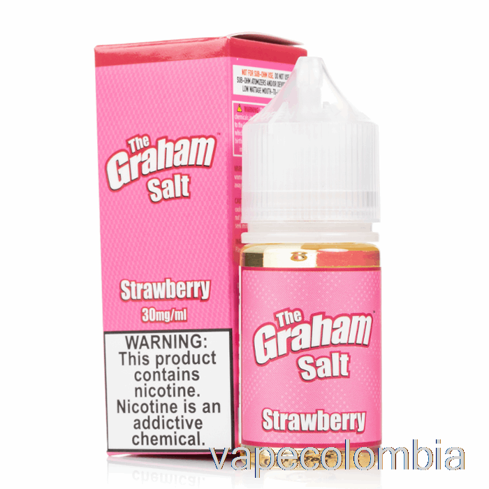 Vape Recargable Fresa Sal - The Graham - Mamasan E-liquido - 30ml 30mg